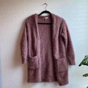 Pink Popcorn Cardigan